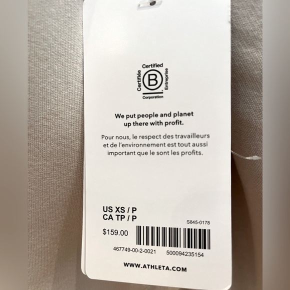 Athleta Westbound Sherpa Jacket. NWT. Color: Abalone Grey. Size: XS. - Picture 7 of 9